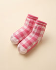 Socks - Berry plaid