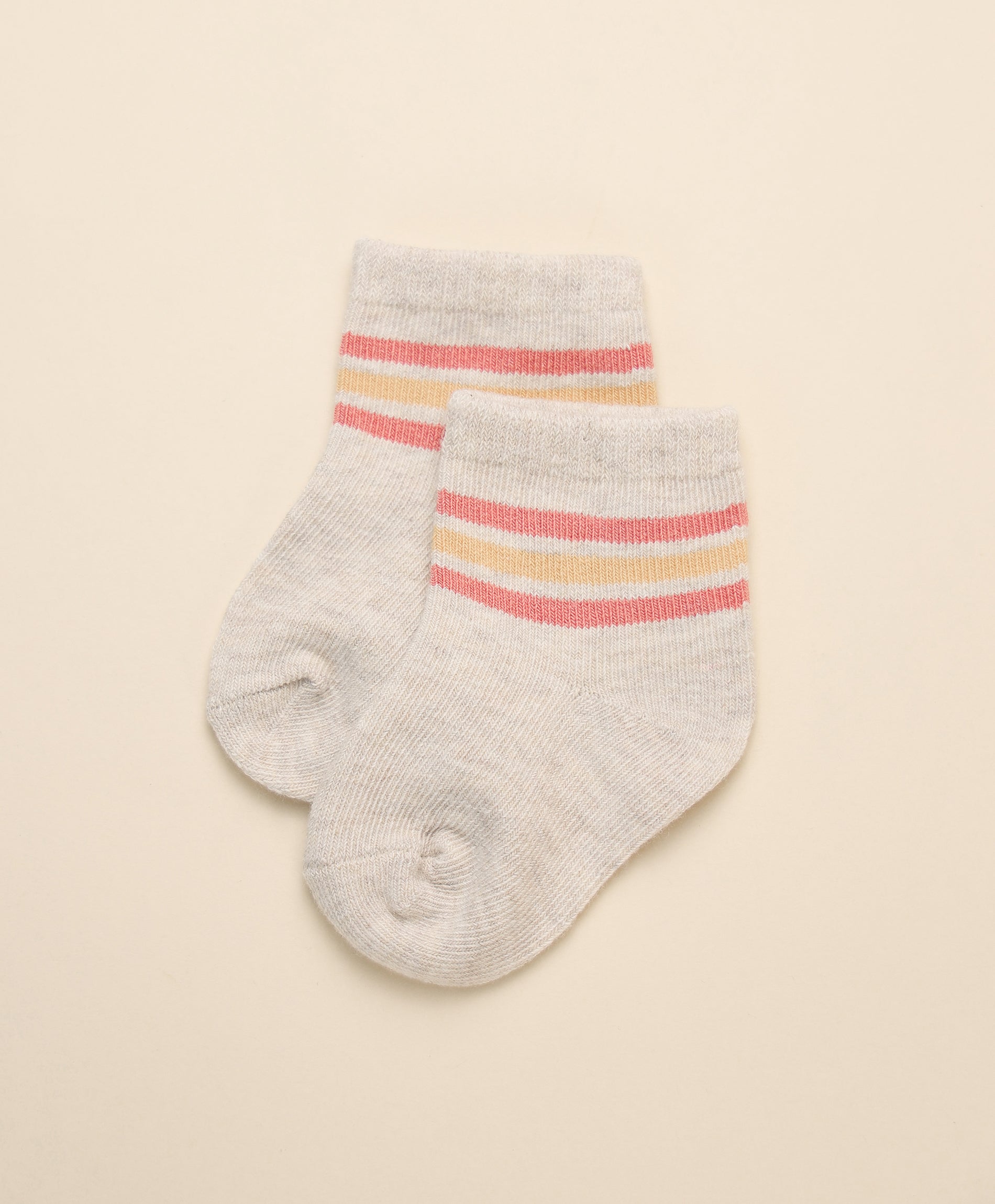 Socks - Red &amp; yellow stripes