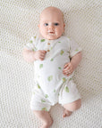 Comfy baby romper - Avocados Lummi in Colour Babywear