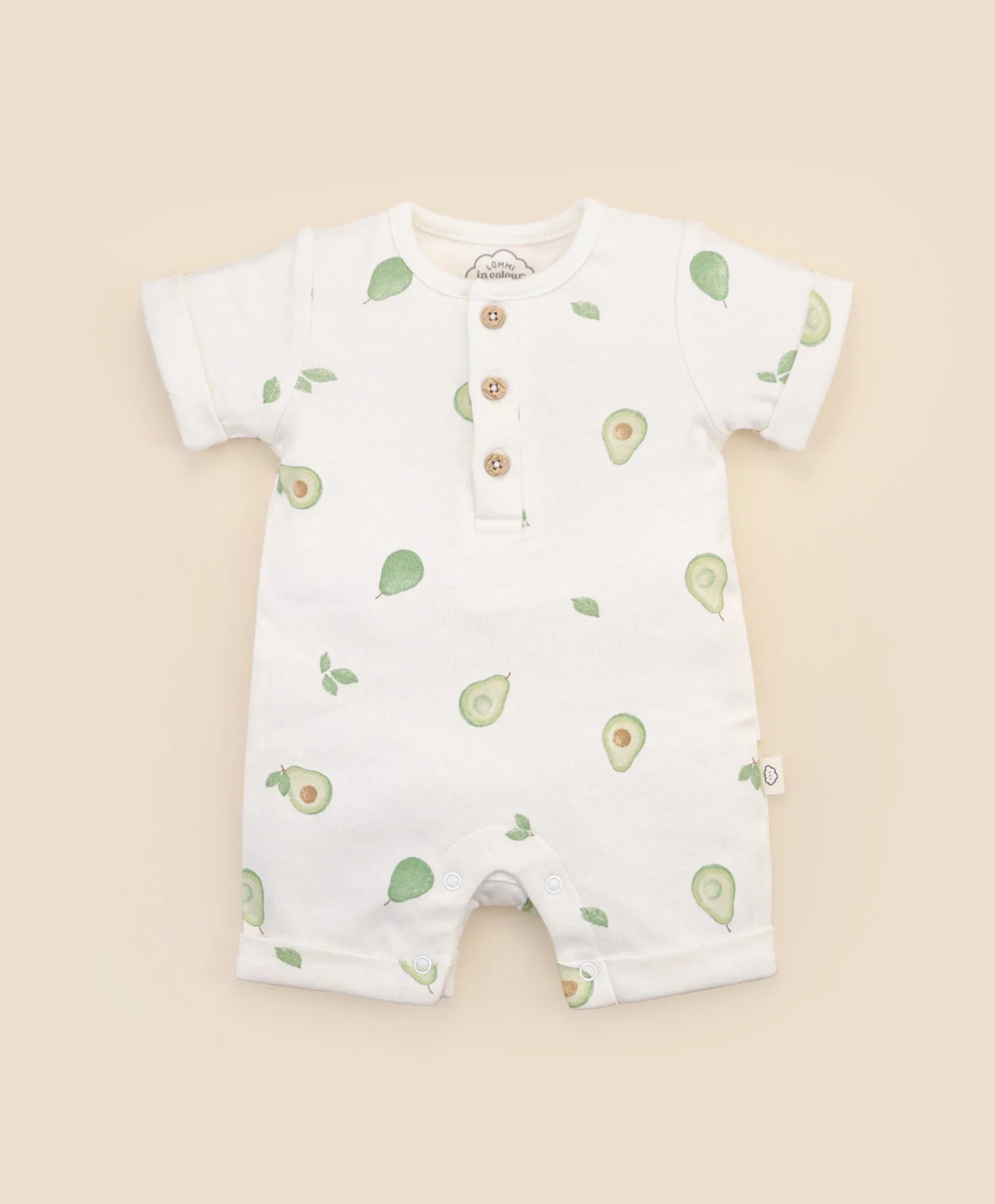 Organic Cotton Romper - Avocados