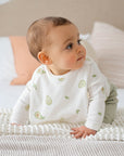 Baby bib - Avocados Lūmmi in Colour™ Babywear