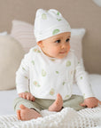 Baby bib - Avocados Lūmmi in Colour™ Babywear