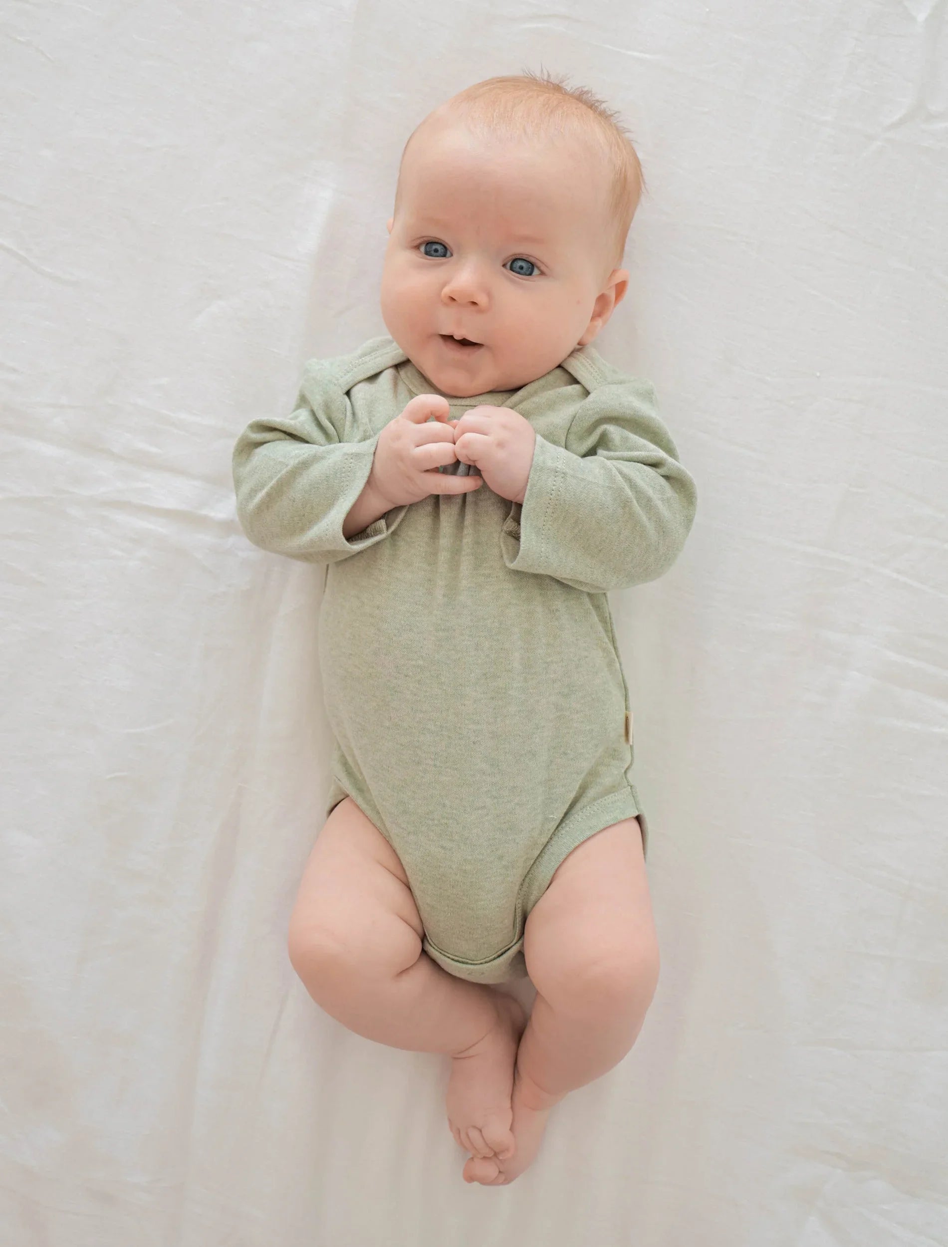 Organic Cotton 6PC Essentials Set - Heather Sage Green