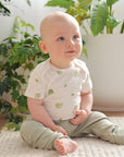 Baby short sleeve bodysuit - Avocados Lummi in Colour Babywear