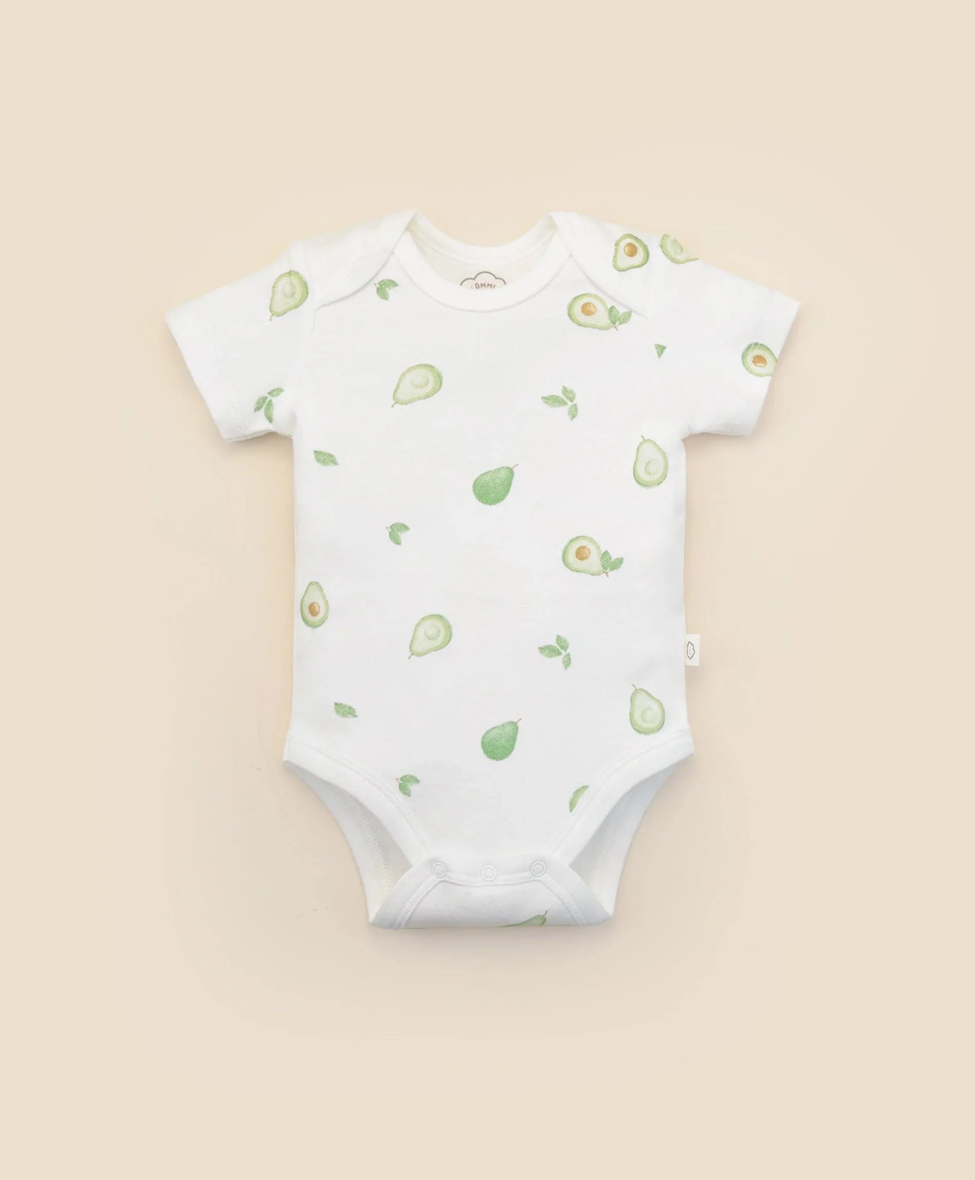 Baby short sleeve bodysuit - Avocados Lummi in Colour Babywear