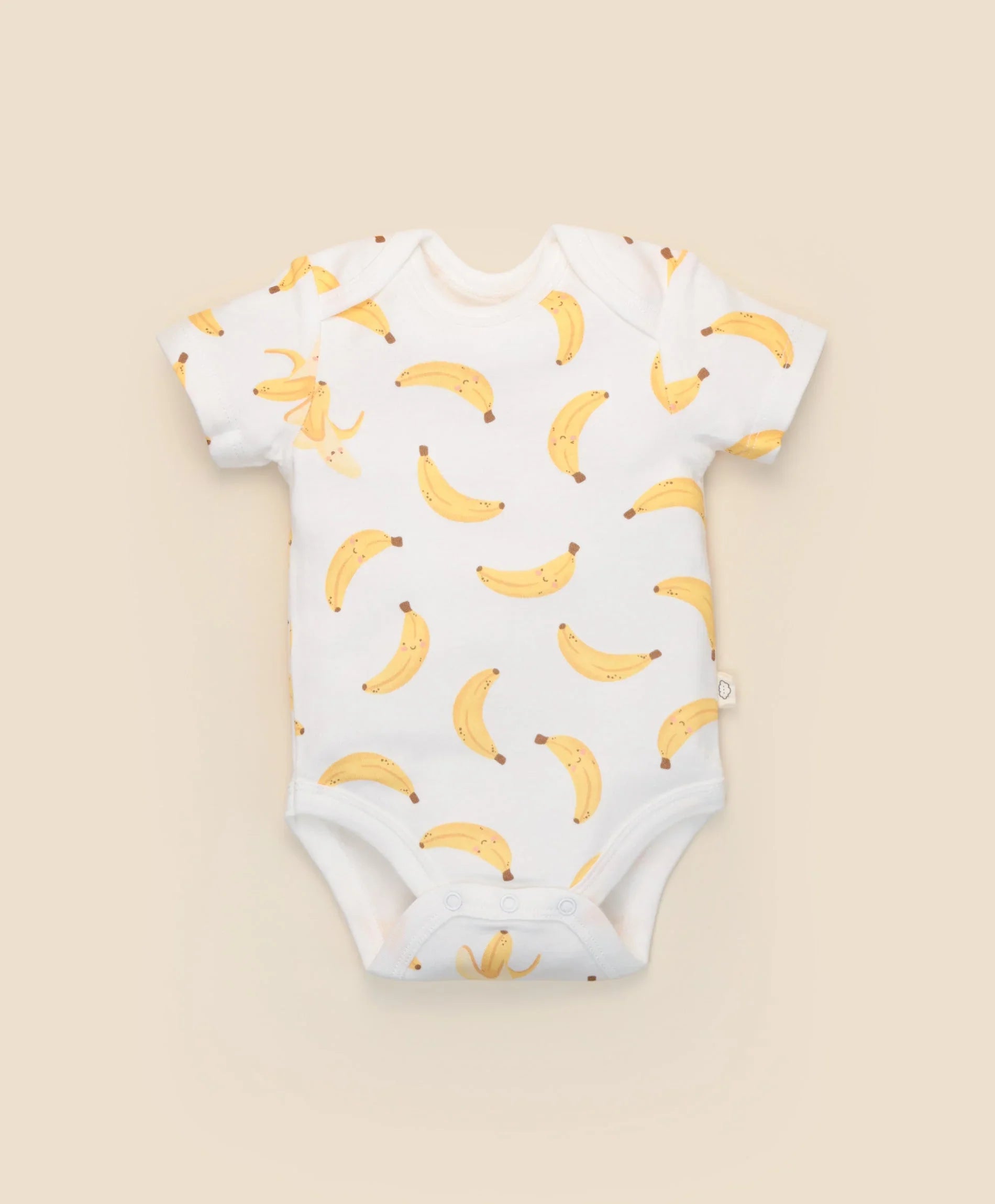 Short sleeve bodysuit - Bananas Lummi in Colour Babywear