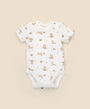 Short sleeve bodysuit - Bear & Fox Lummi in Colour Babywear