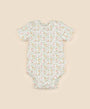 Organic Cotton Short Sleeve Bodysuit - Daisies
