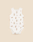 Singlet bodysuit - Bear & Bunny