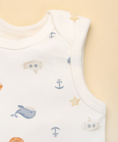 Singlet - Sea Lummi in Colour Babywear