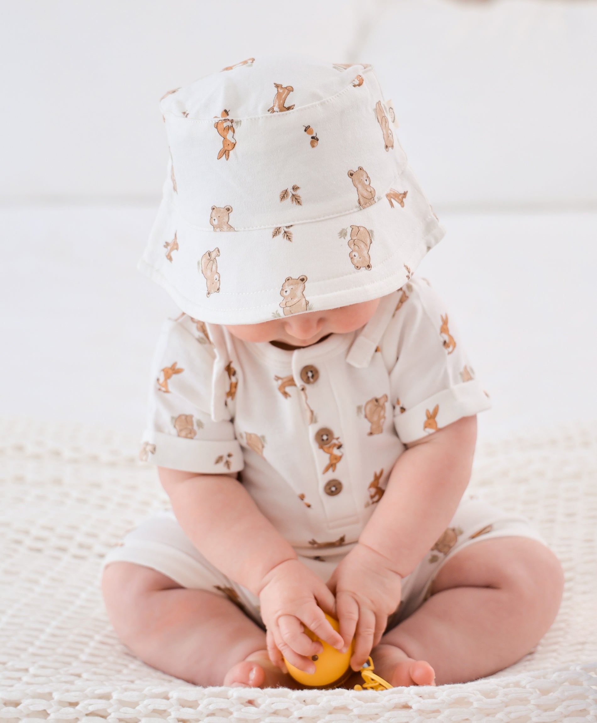 Sun hat - Bear &amp; Bunny