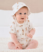 Organic Cotton Sun Hat - Bear & Bunny
