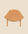 Organic Cotton Sun Hat - Heather Caramel