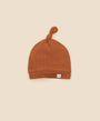 Organic Cotton Waffle Beanie - Ginger