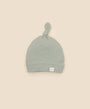 Organic Cotton Waffle Beanie - Sage Green
