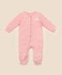 Organic Cotton Waffle Growsuit - Blush Pink