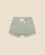 Organic Cotton Waffle Shorts - Sage Green