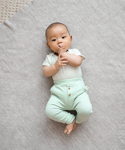 Slouchy Track Pants - Lime Green Lūmmi in Colour™ Babywear